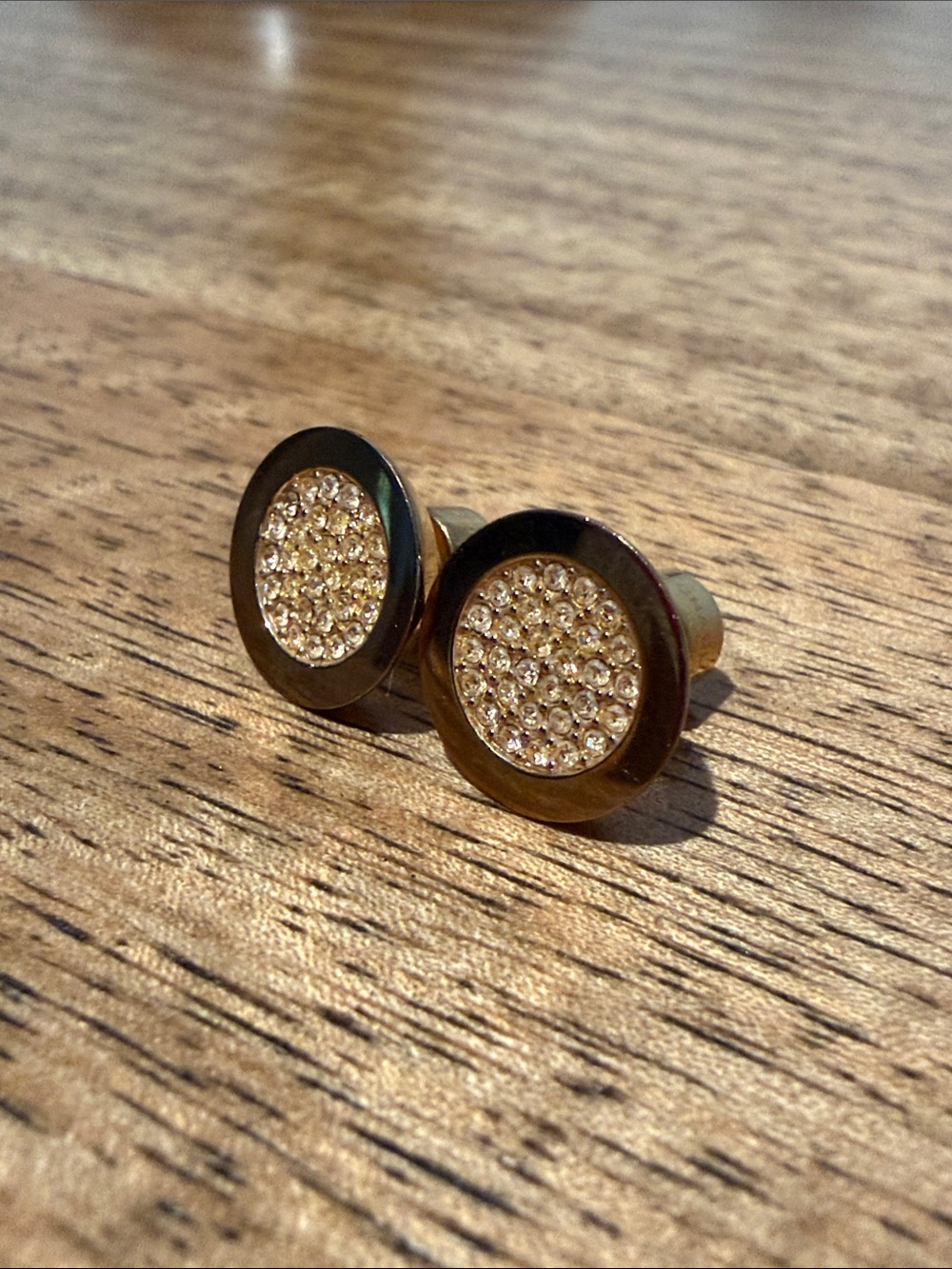 Michael Kors Rose Gold Crystal Posts